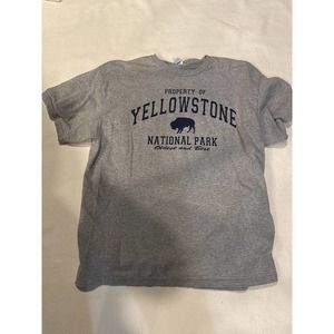 Vintage Delta Yellowstone National Park gray size XL